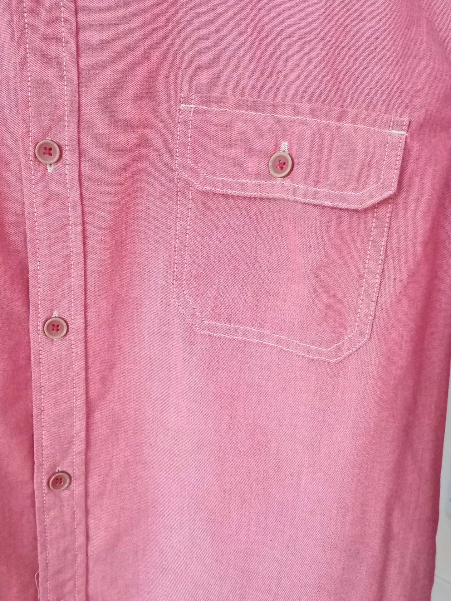 Chemise de travail rose poudré (G)