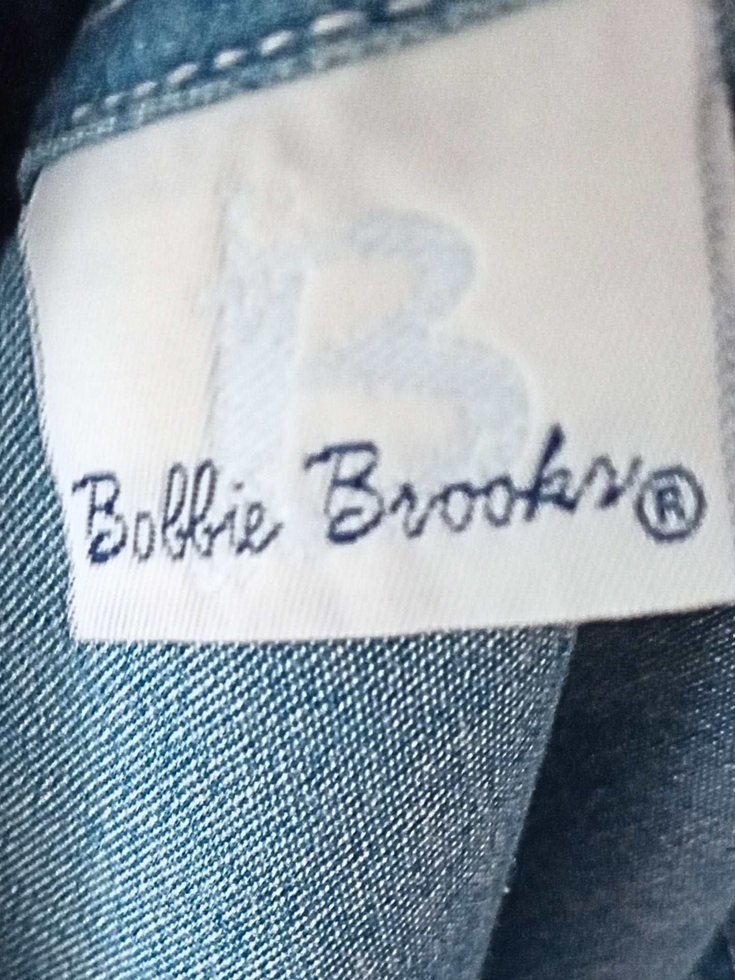 Chemise vintage avec des perroquets brodés (G)