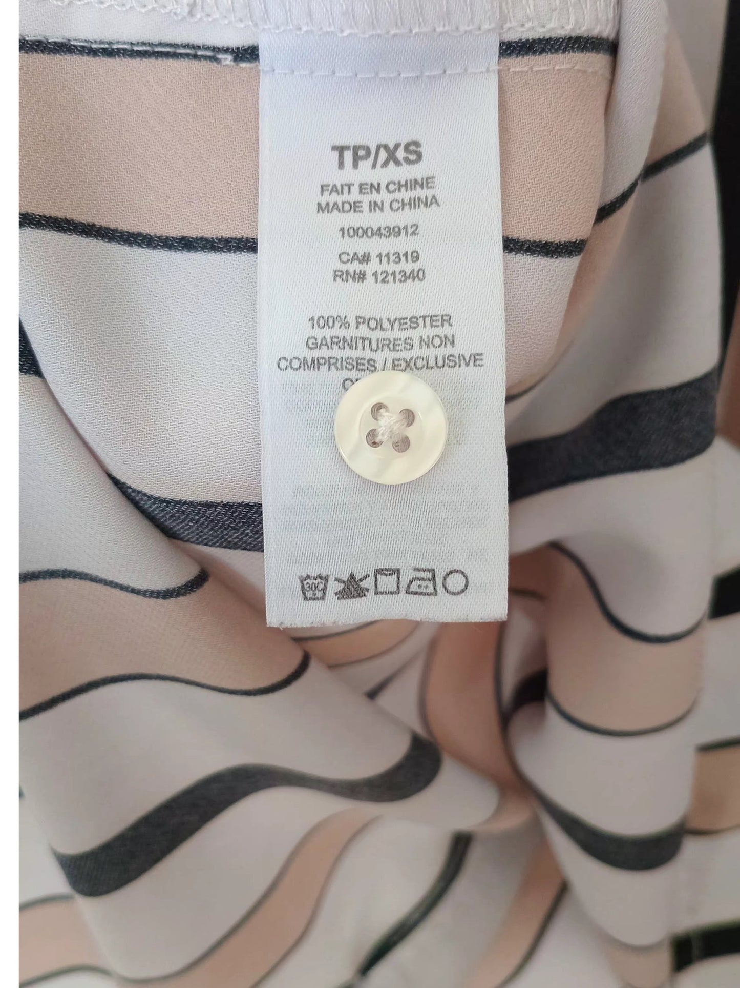 Chemise fluide à rayures (TP)
