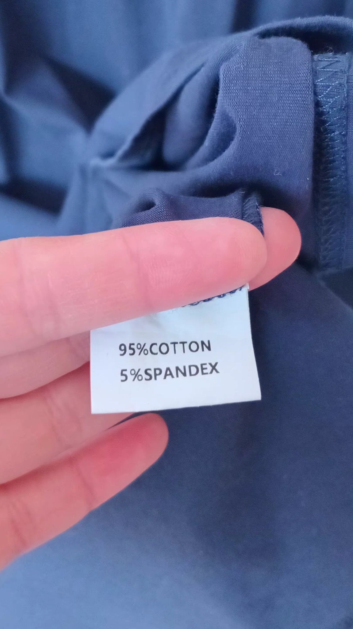Robe cache-cœur bleu marine (M)