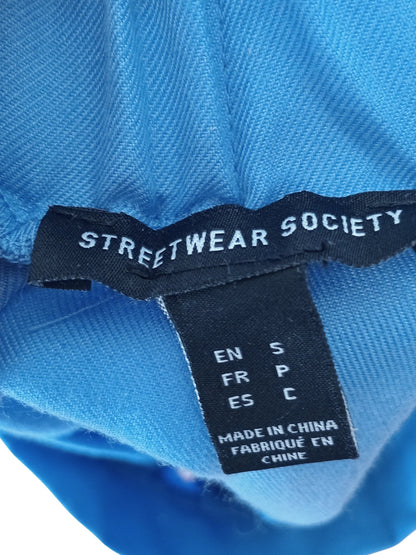 Jupe plissée bleu pastel (S)