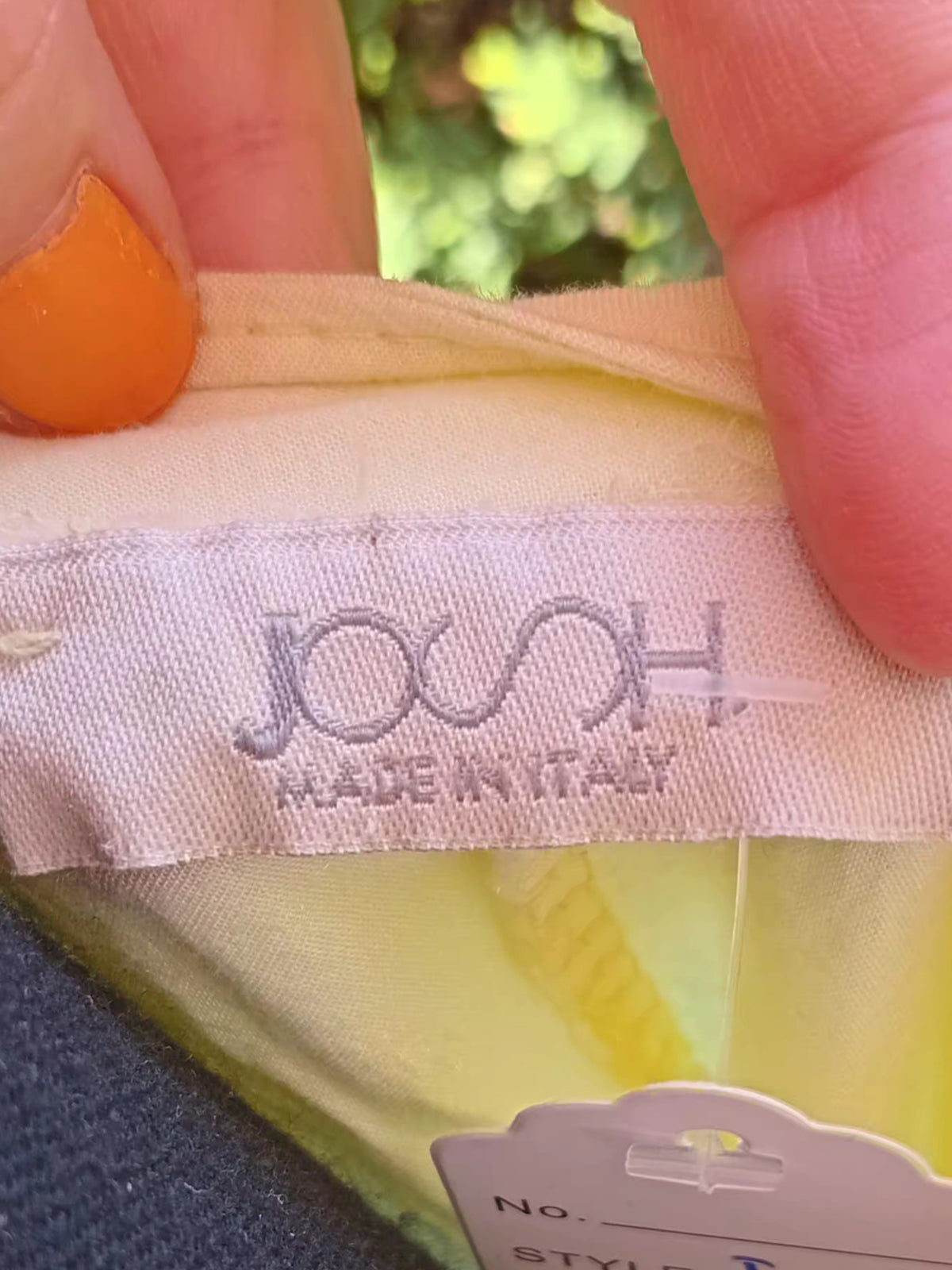 Blouse fluide jaune pâle (M)