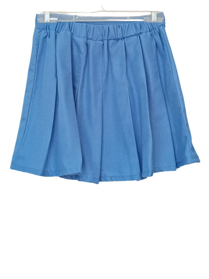 Jupe plissée bleu pastel (S)