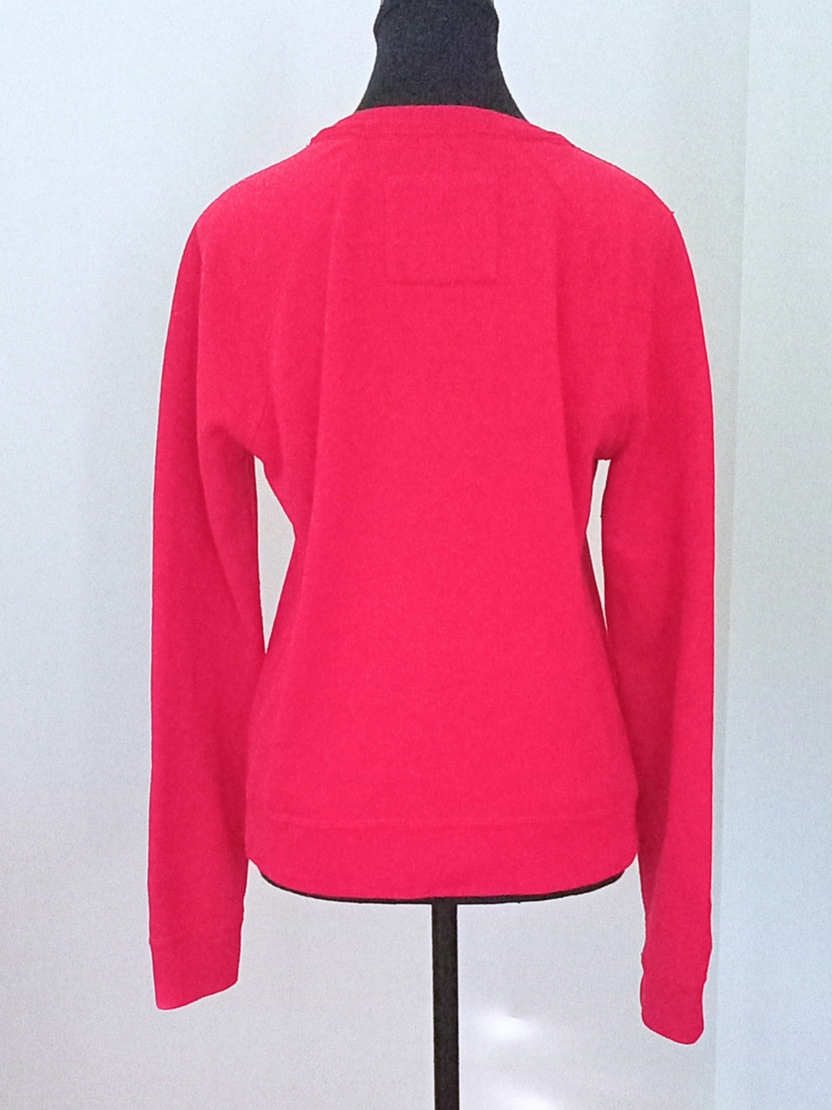 Crewneck rouge avec logo Abercrombie & Fitch (M)