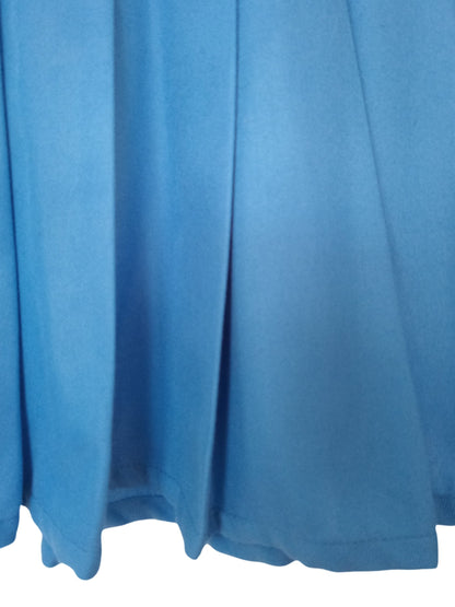 Jupe plissée bleu pastel (S)