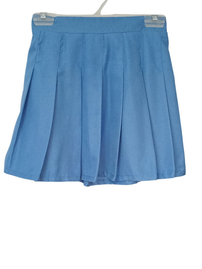 Jupe plissée bleu pastel (S)