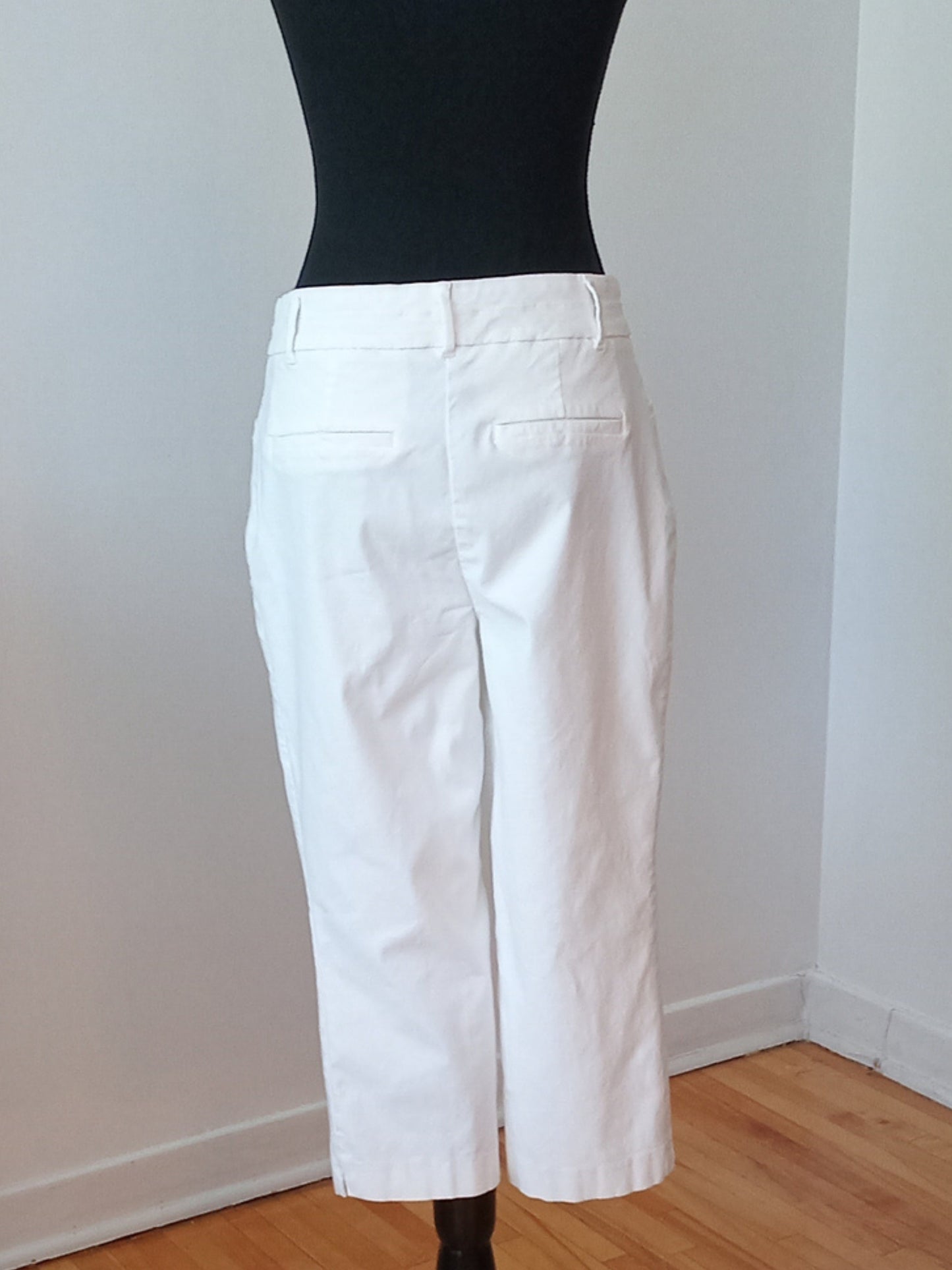 Pantalon blanc extensible (M)