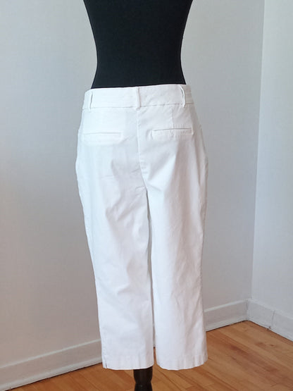 Pantalon blanc extensible (M)
