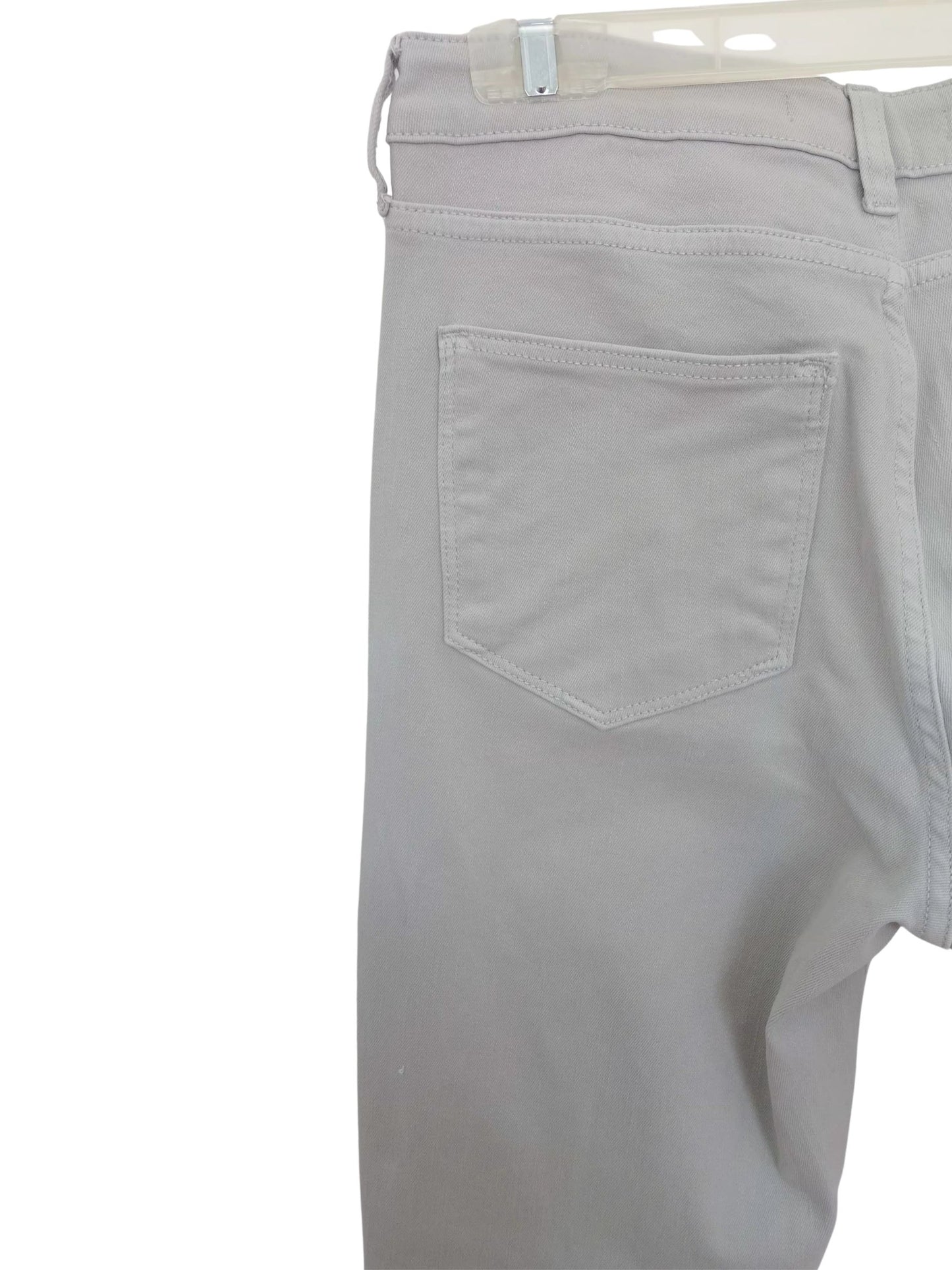 Pantalon gris pâle coupe droite (10)