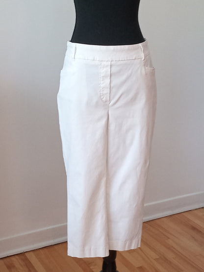 Pantalon blanc extensible (M)