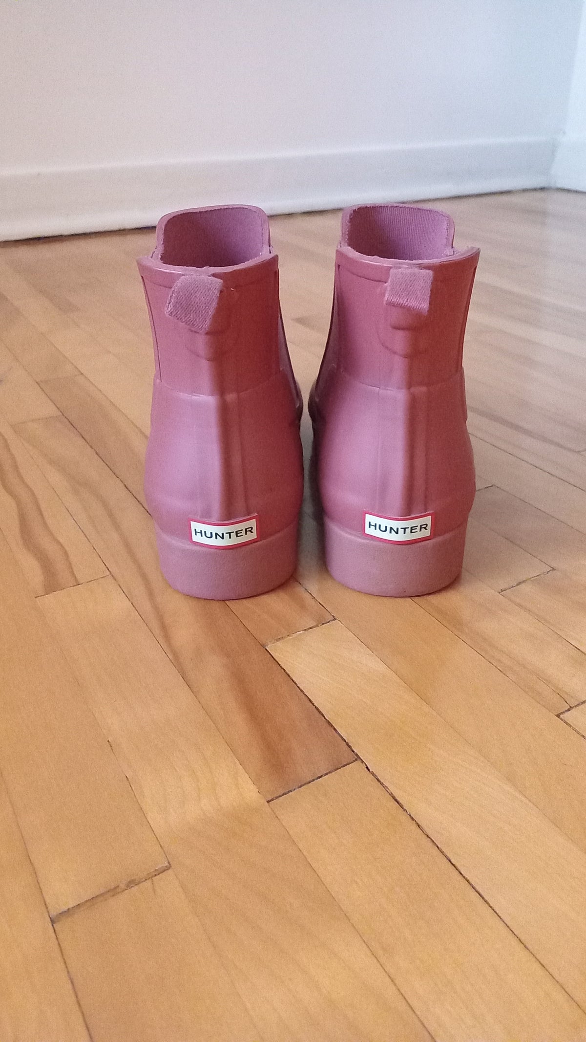 Bottes de pluie cheville rouge brique Hunter (10 US)