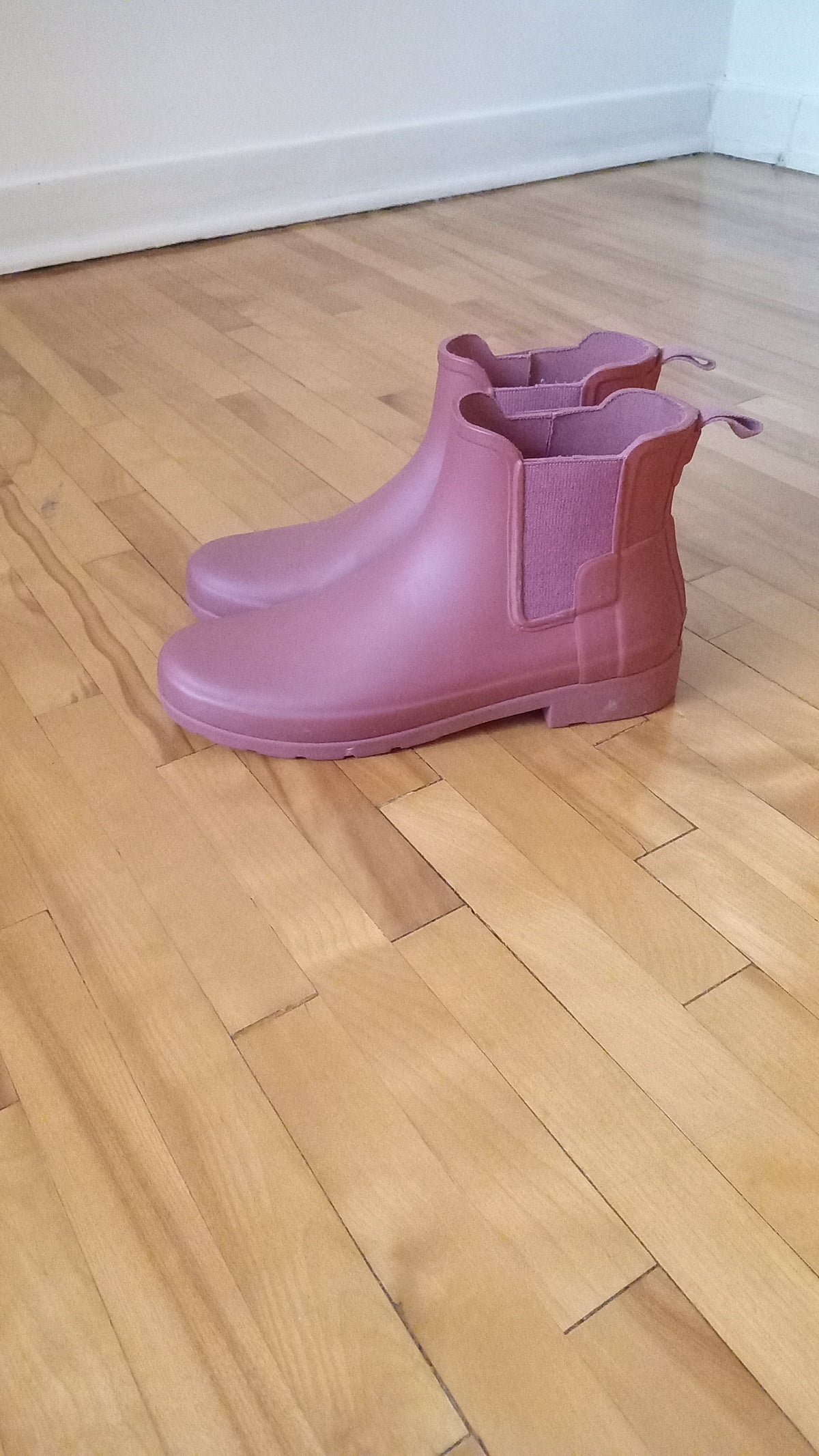 Bottes de pluie cheville rouge brique Hunter (10 US)