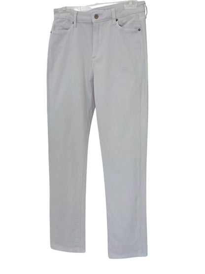 Pantalon gris pâle coupe droite (10)