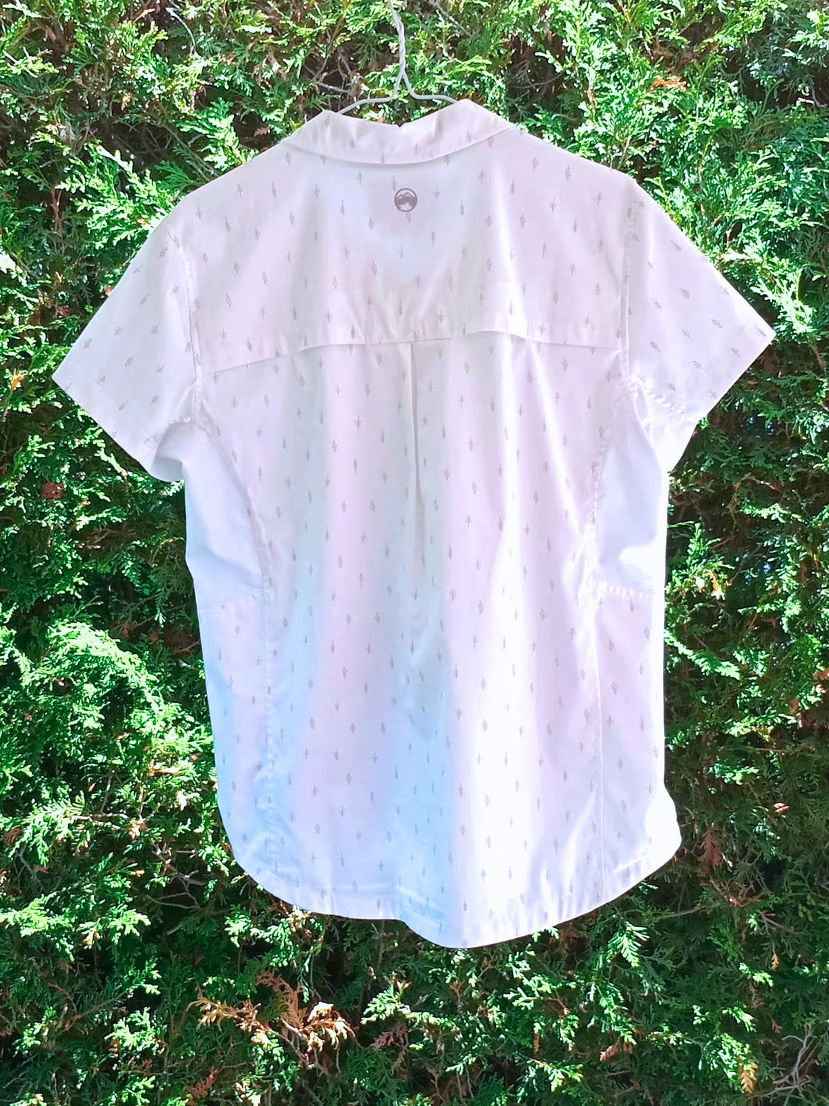 Chemise technique blanche à manches courtes No Fly Zone (M)