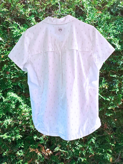 Chemise technique blanche à manches courtes No Fly Zone (M)
