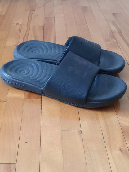Sandales slip-on noires (11)