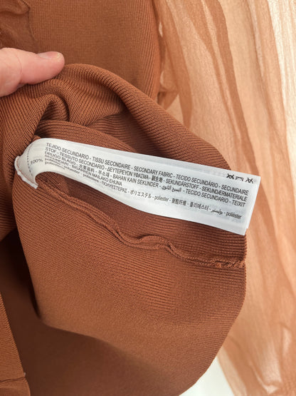 Blouse Zara - Vue ur l'étiquette de composition