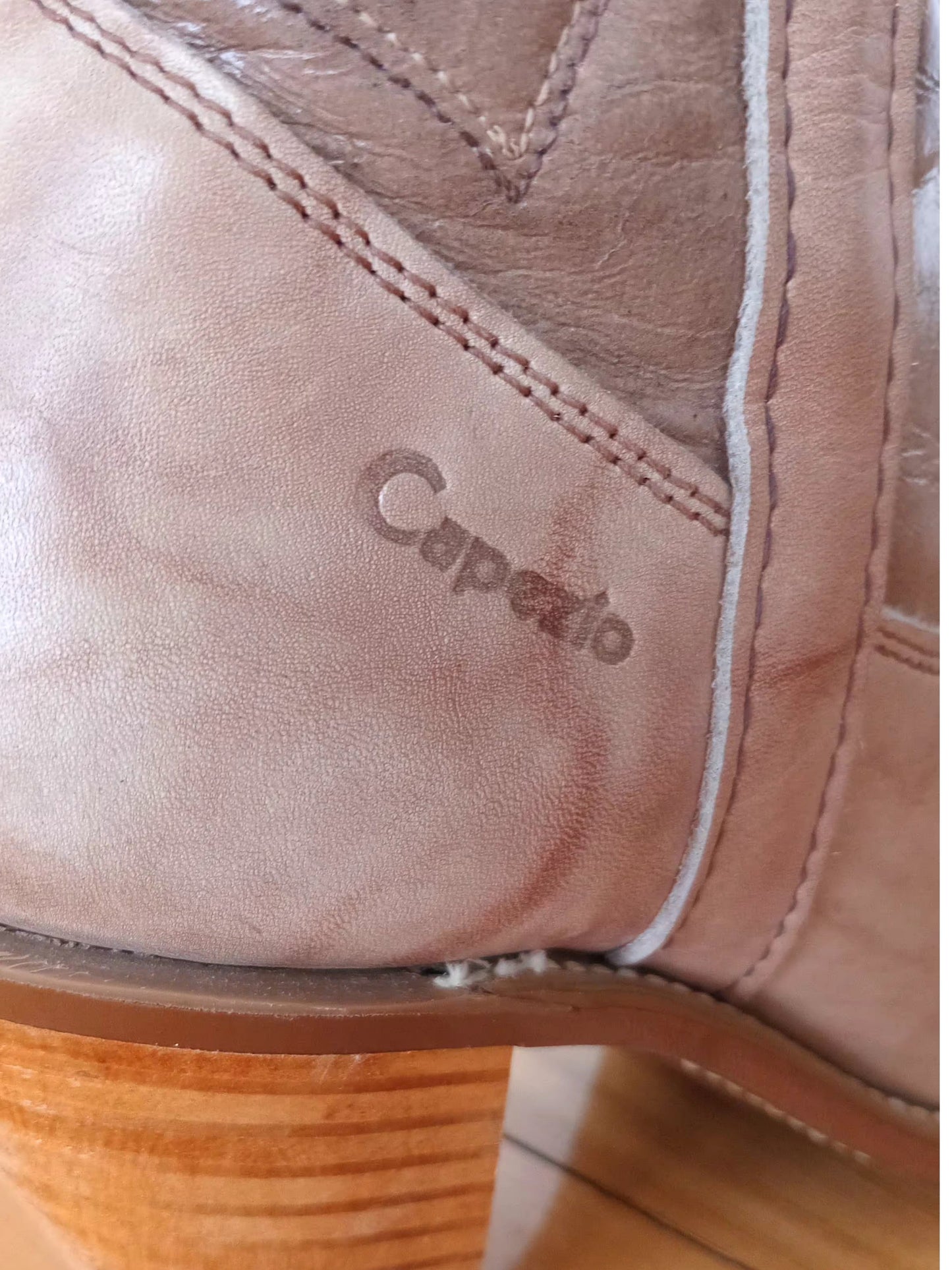 Bottes de cow-boy en cuir véritable