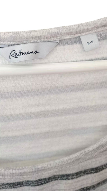 T-shirt rayé avec manches ouvertes (P)