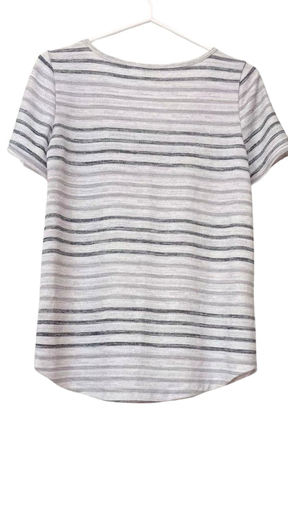 T-shirt rayé avec manches ouvertes (P)