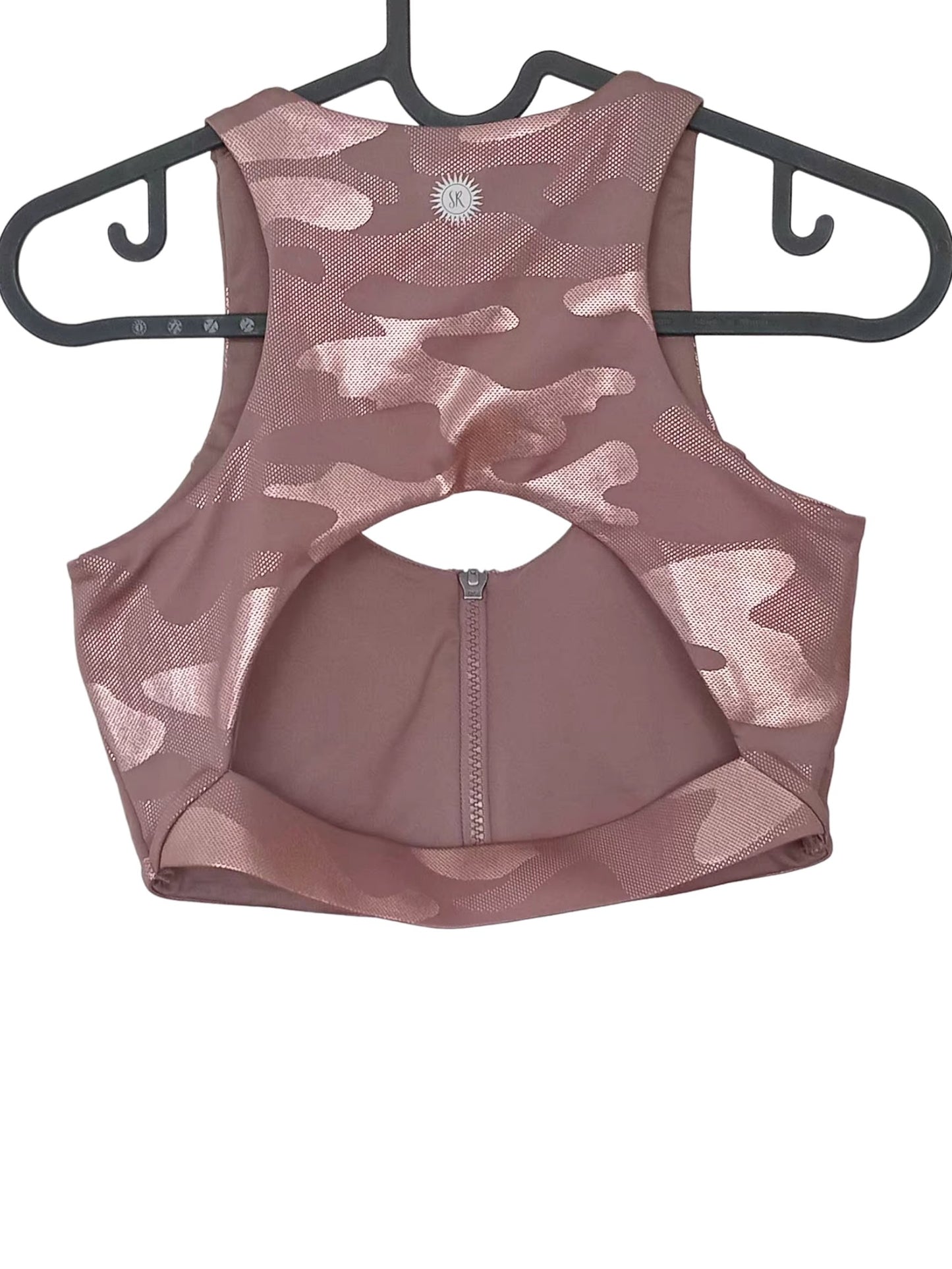 Ensemble d’entraînement métallisé camouflage (S)