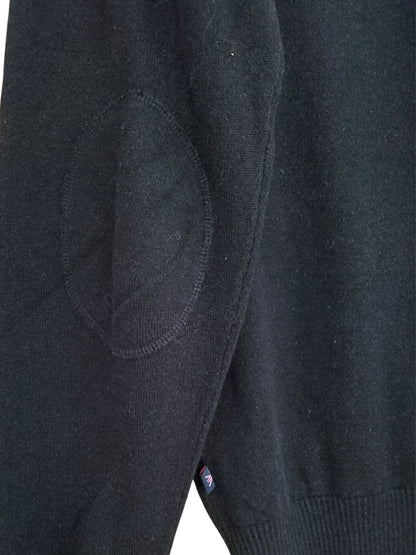 Chandail noir à col V (G)