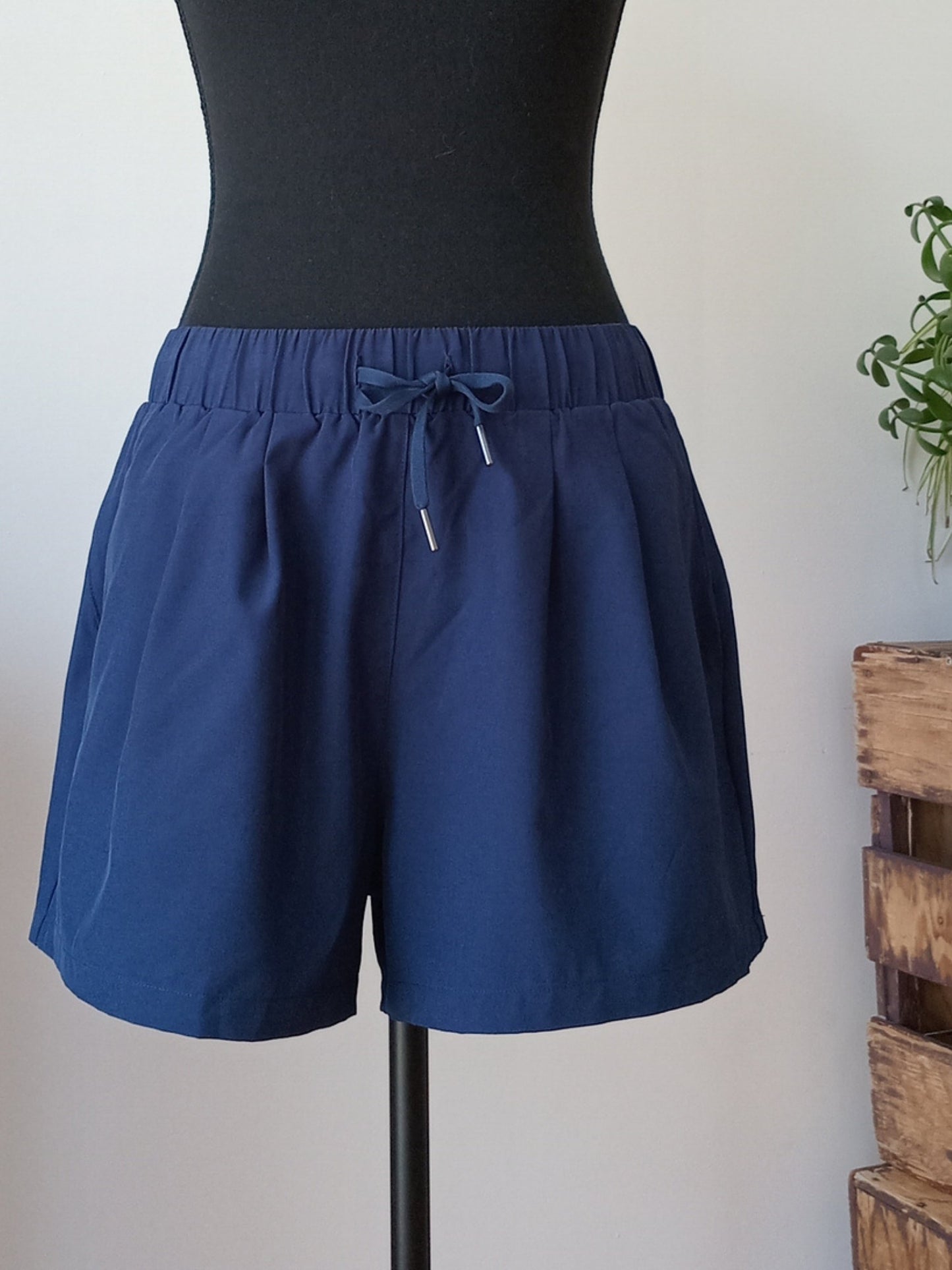 Short fluide bleu profond (P)