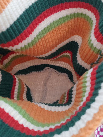 Sac à main multicolore