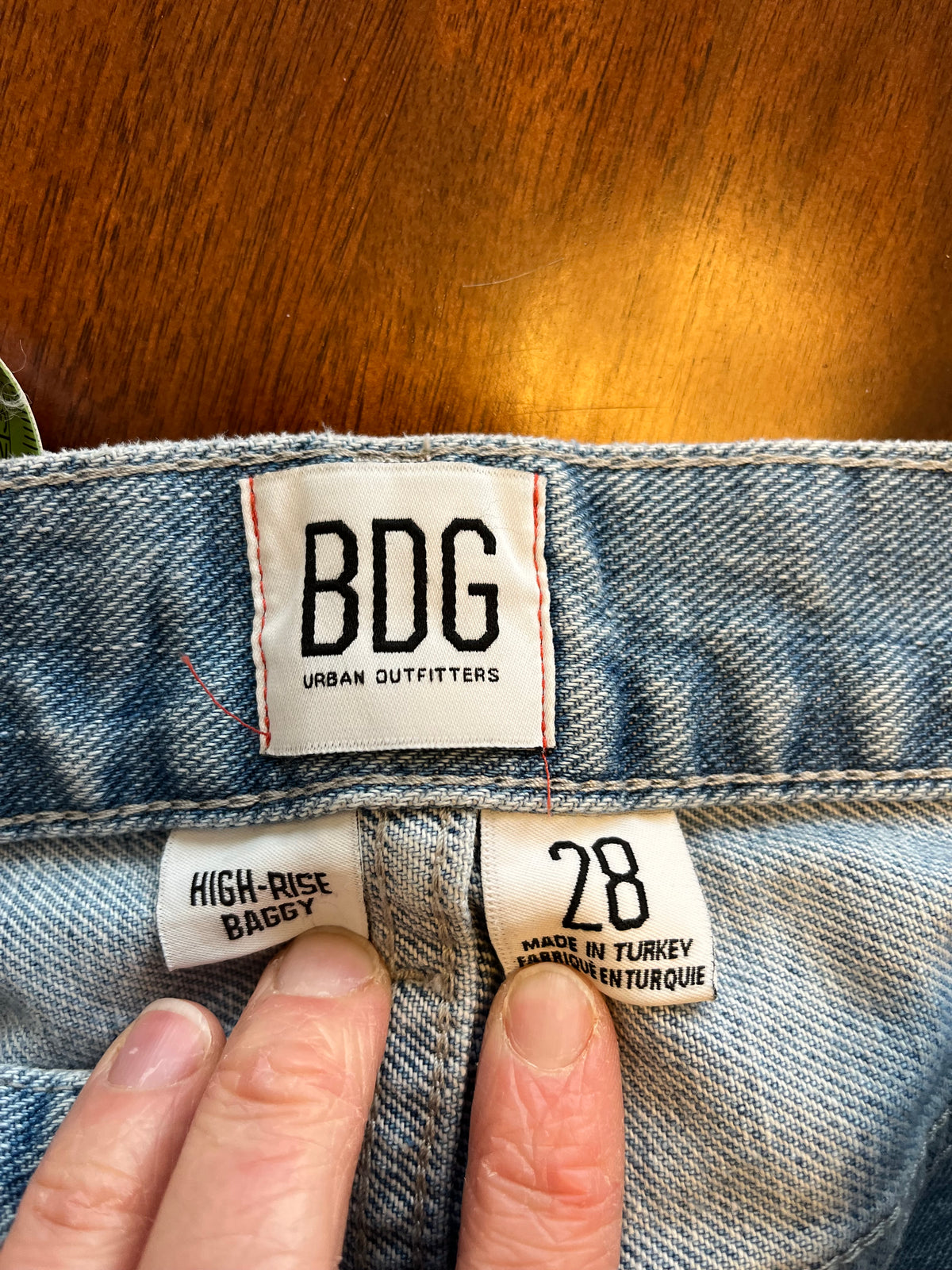 BDG - Jean taille haute baggy