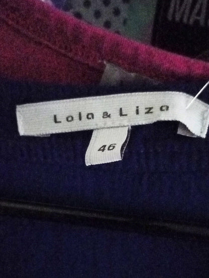 Blouse fluide bleu cobalt (G)