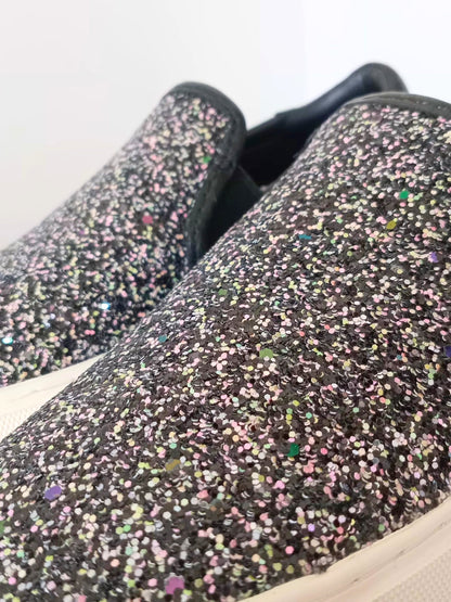 Souliers plats irisés plateforme (6)