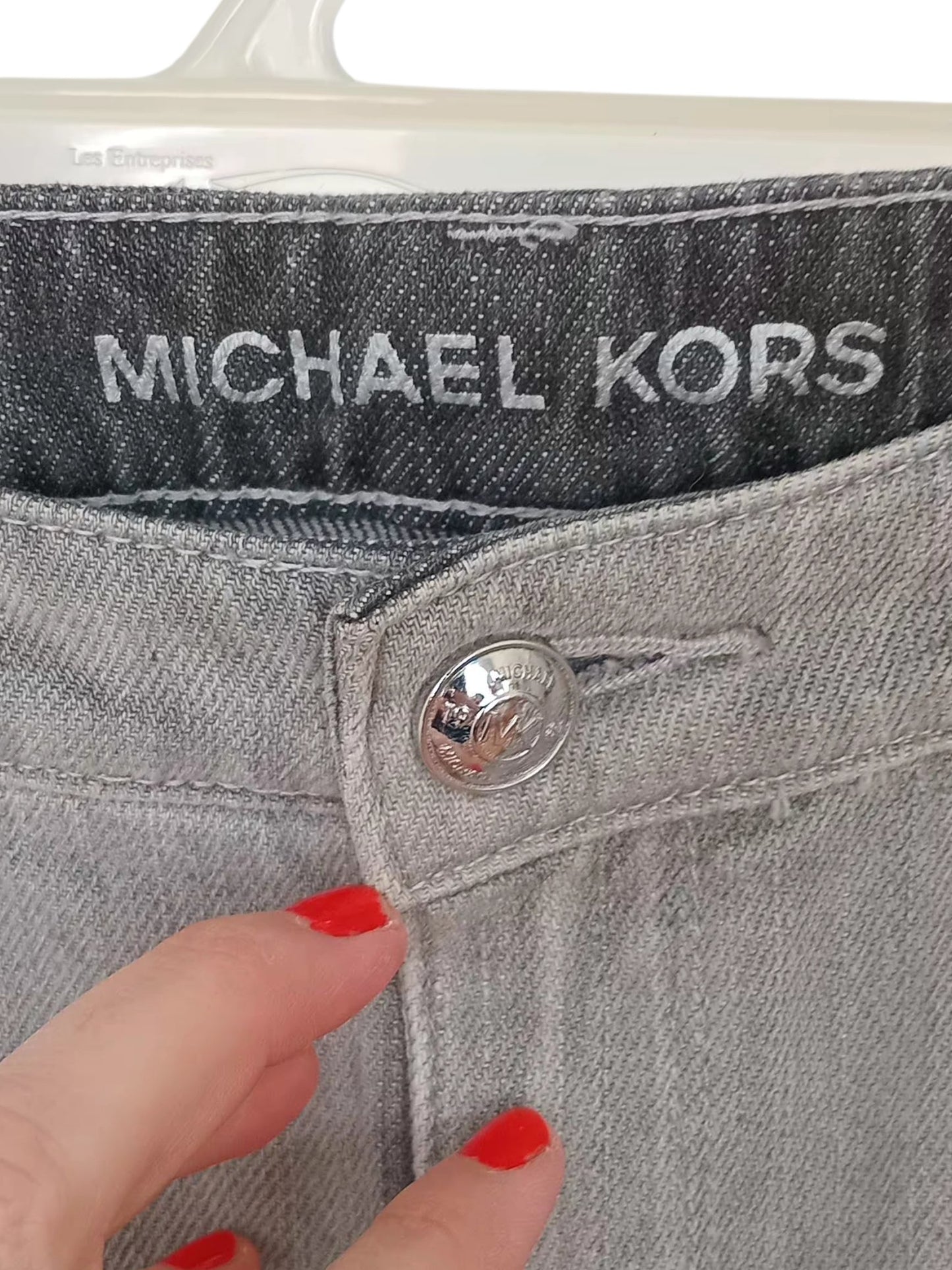 Jean skinny gris pâle (2)