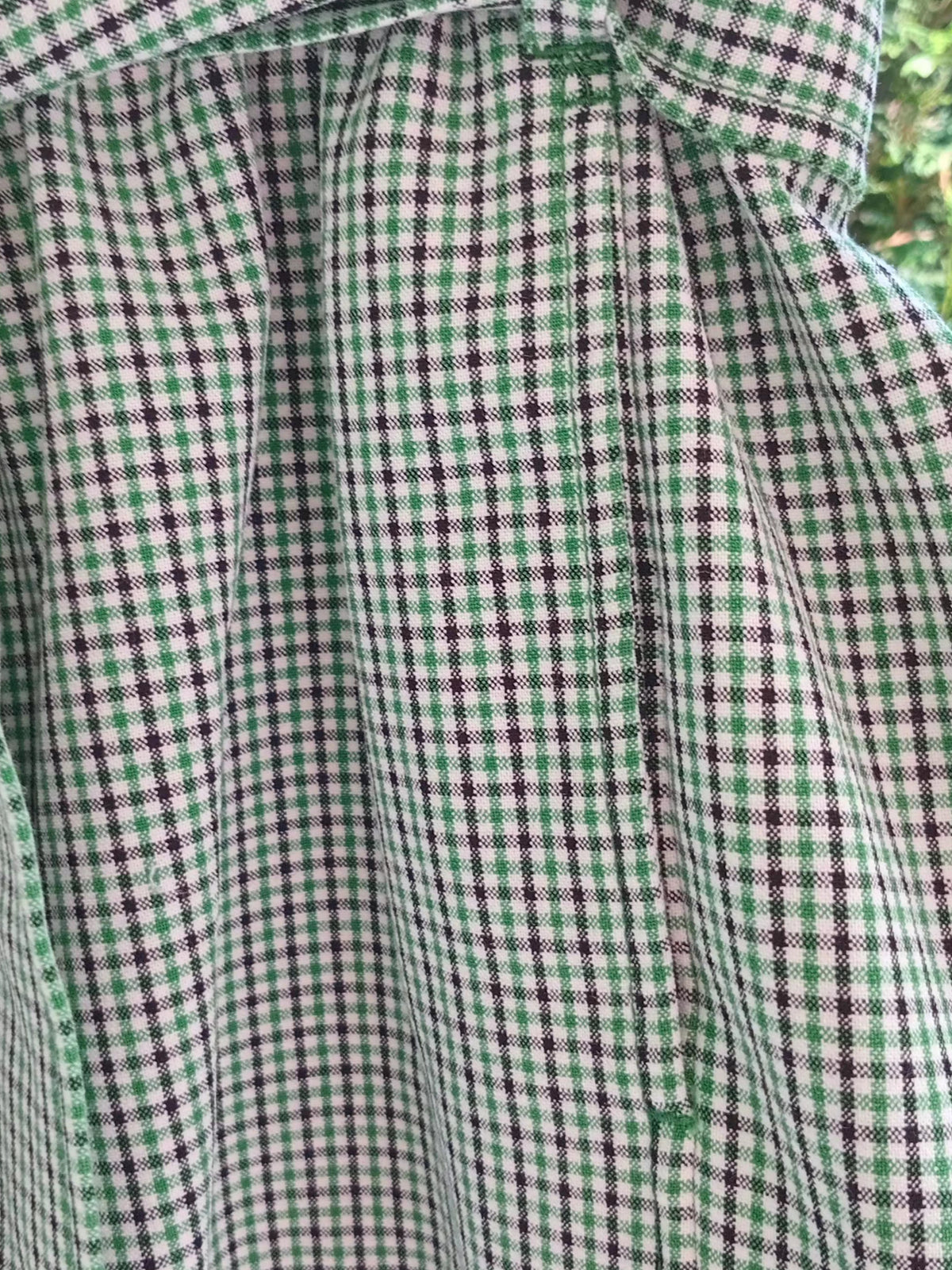 Bermuda taille haute à carreaux verts (4)