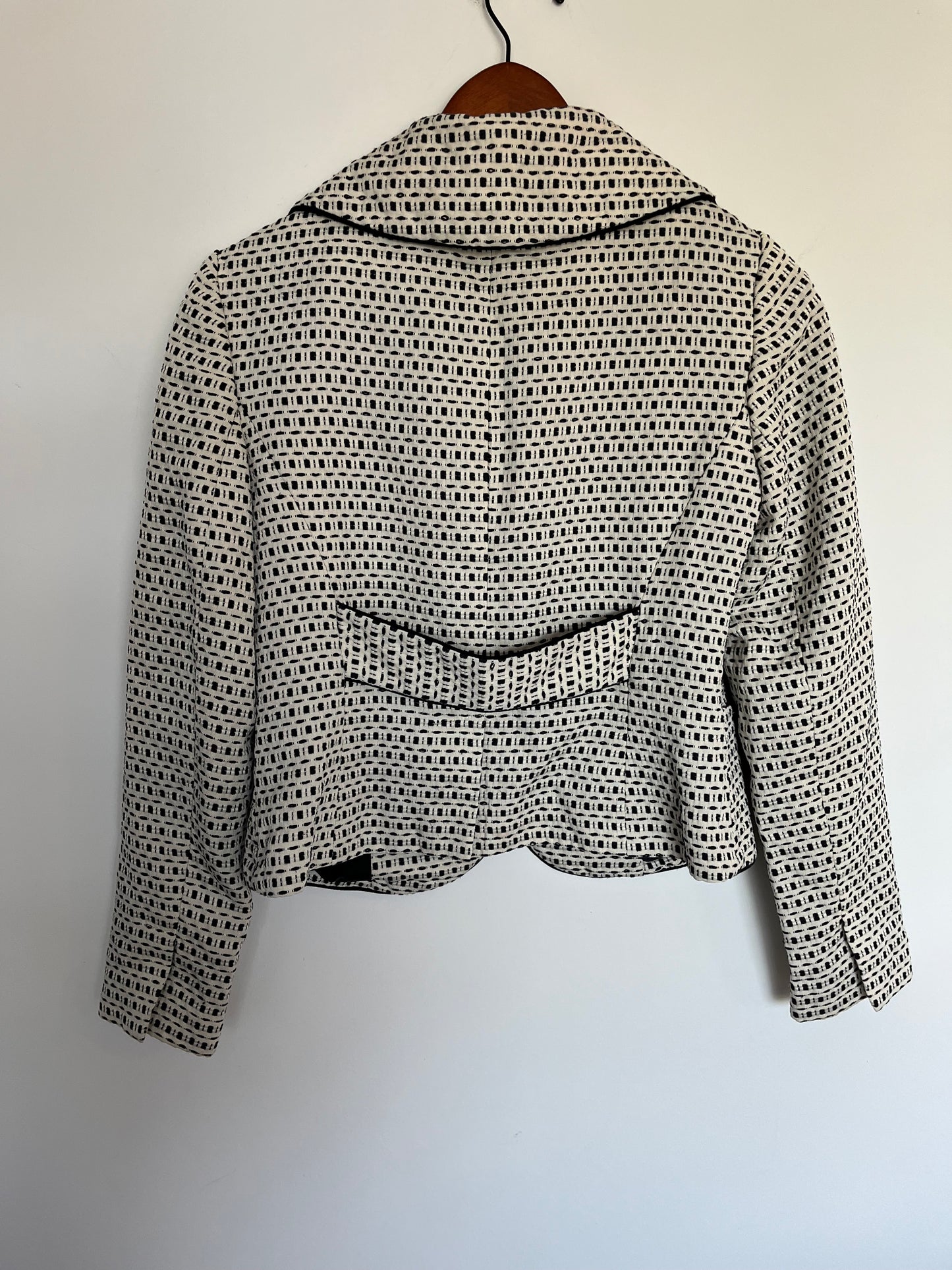 Veston motif graphique coquille d’œuf (M)