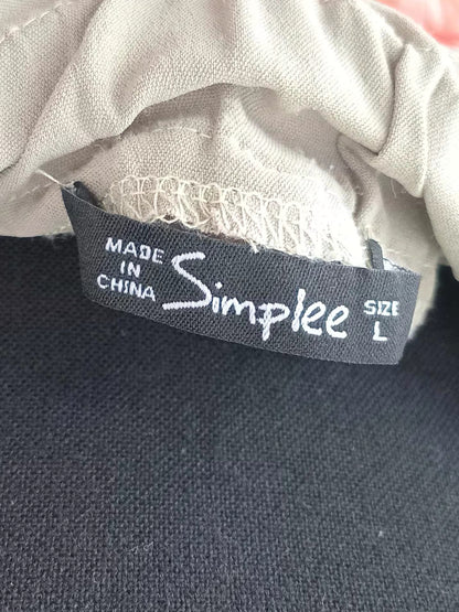 Pantalon paperbag sauge à nouer (L)