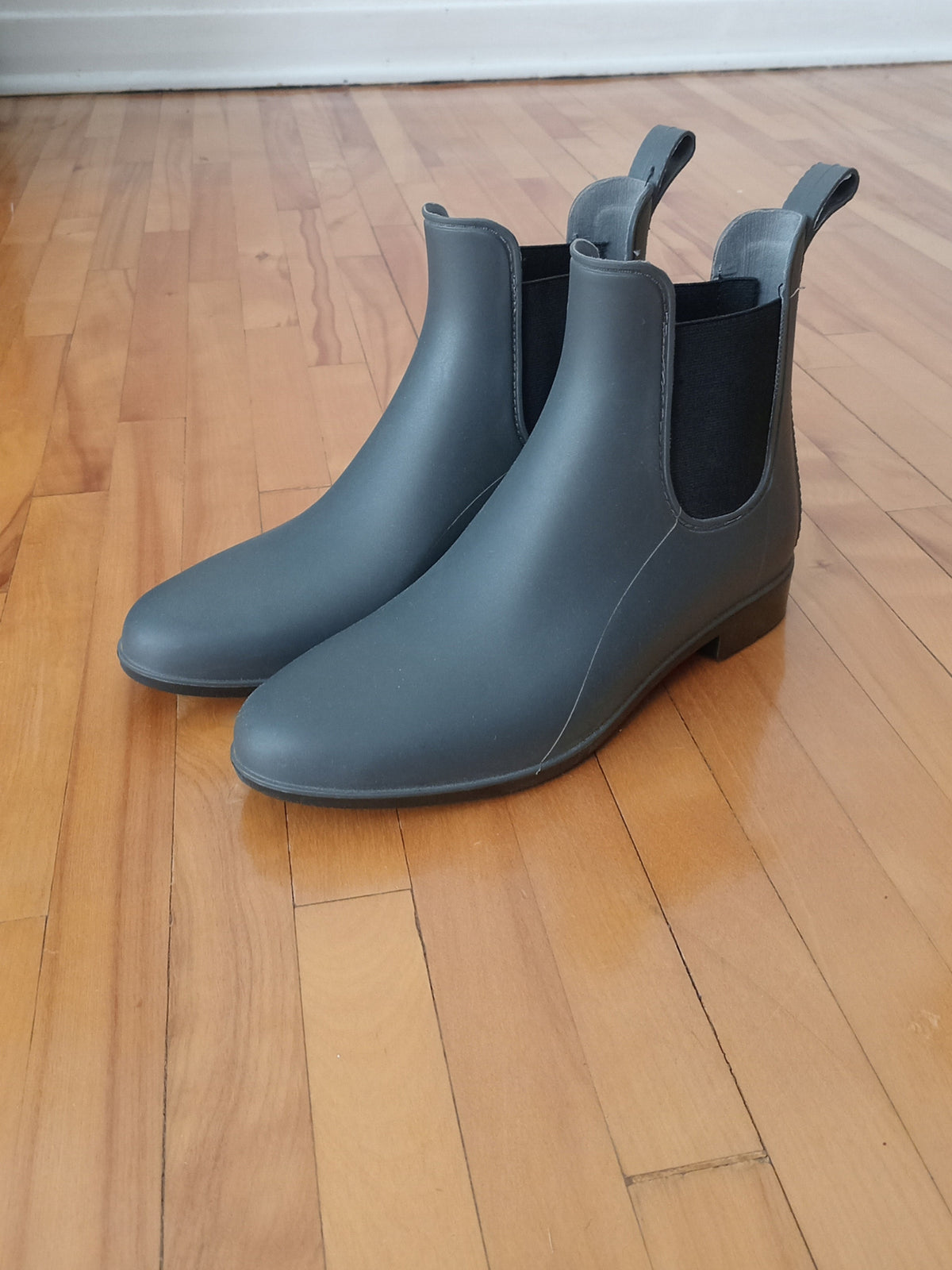 Bottes de pluie Chelsea grises (6)