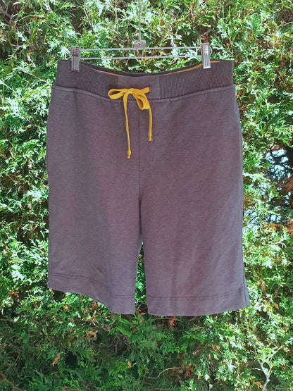Short gris avec cordon jaune ocre (M)
