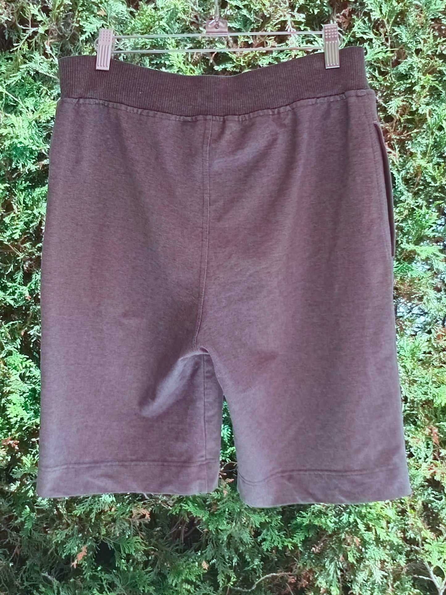 Short gris avec cordon jaune ocre (M)