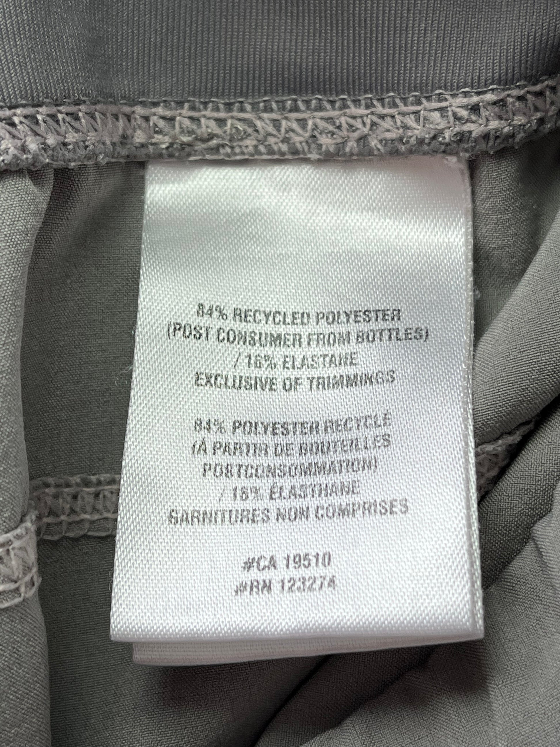 Pantalon Lolë - Étiquette de composition