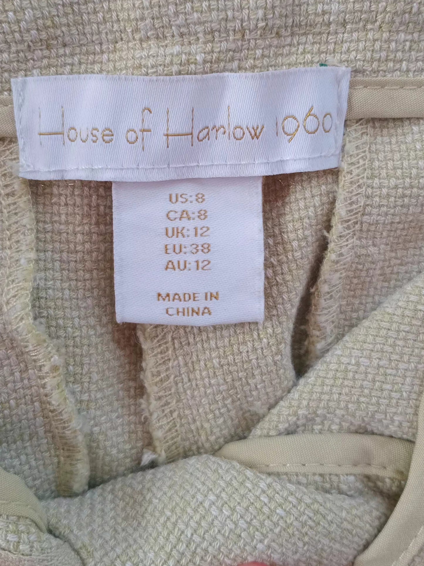 Pantalon sauge très pâle à plis (8)