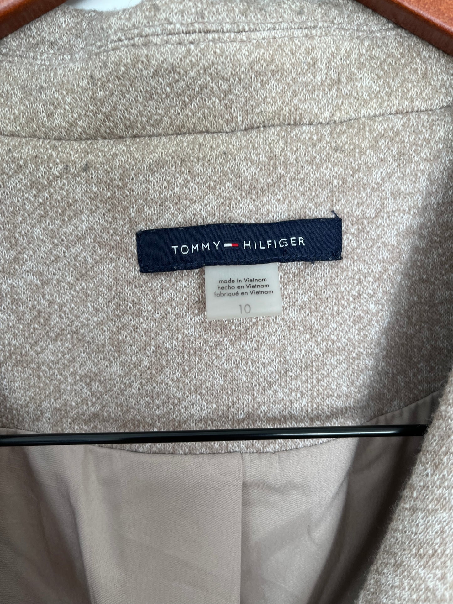 Veston Tommy Hilfiger - Étiquette de marque et taille