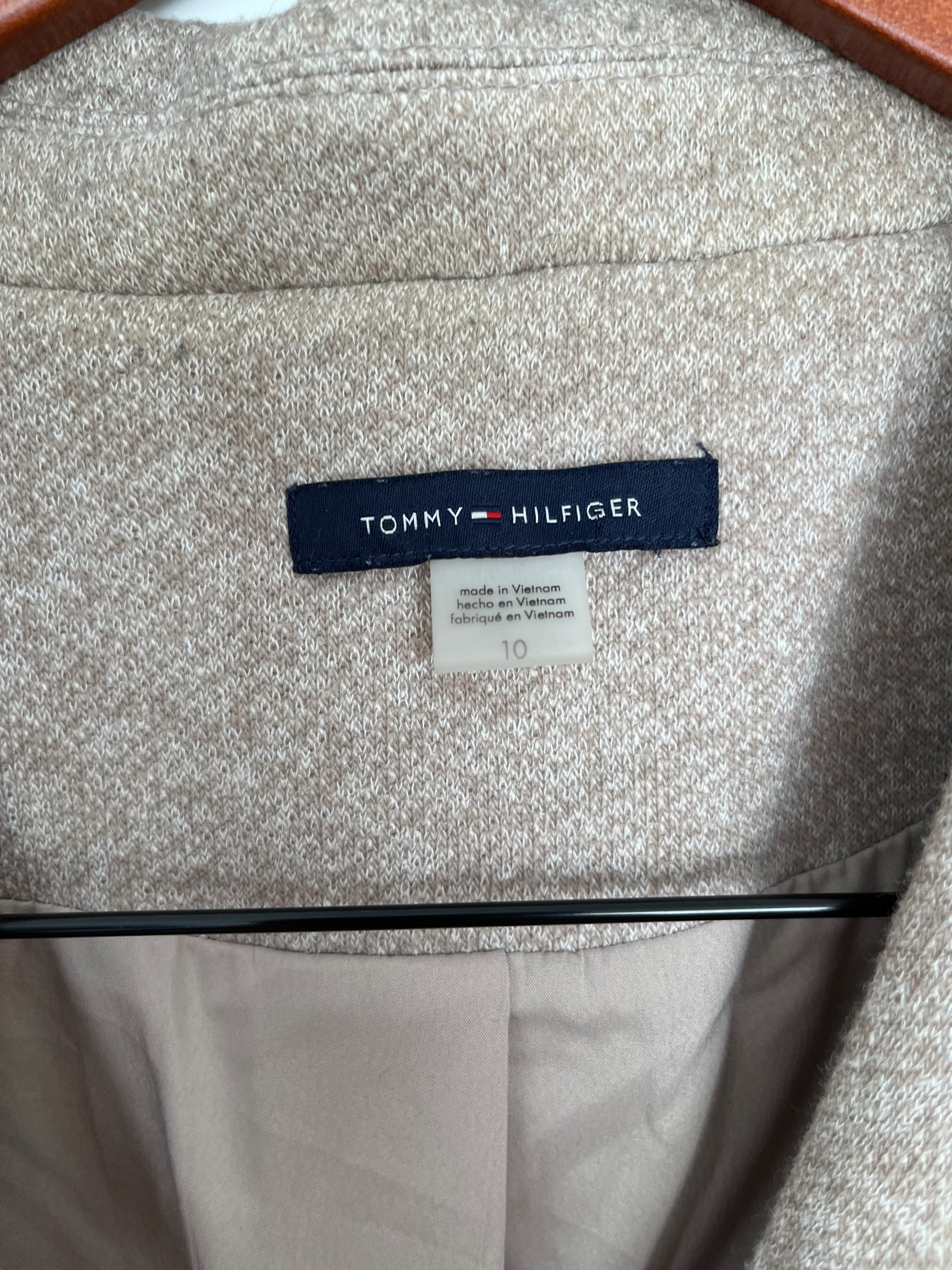 Veston Tommy Hilfiger - Étiquette de marque et taille
