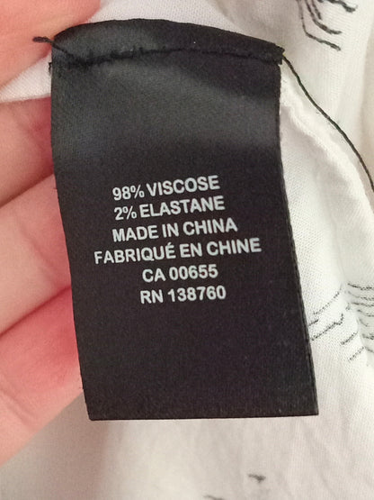 Camisole blanche à imprimé de voiliers (P)