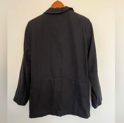 Manteau noir léger et doux
