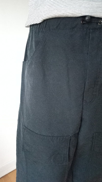 Pantalon cargo baggy Kanuk taille M - détail de la poche cargo