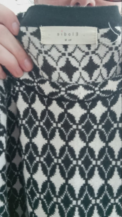 Robe tricot jacquard (M)