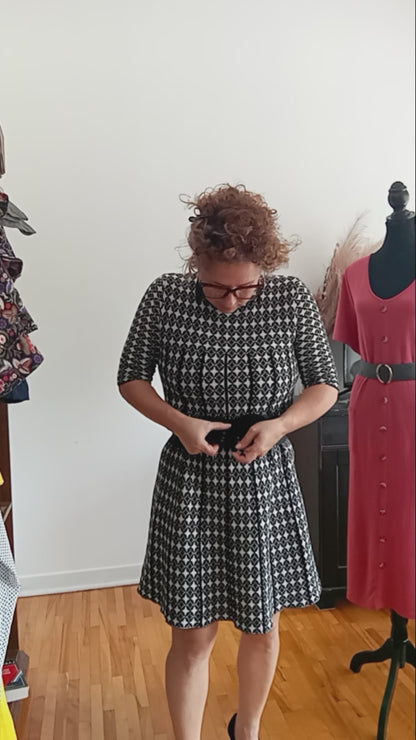 Robe tricot jacquard (M)