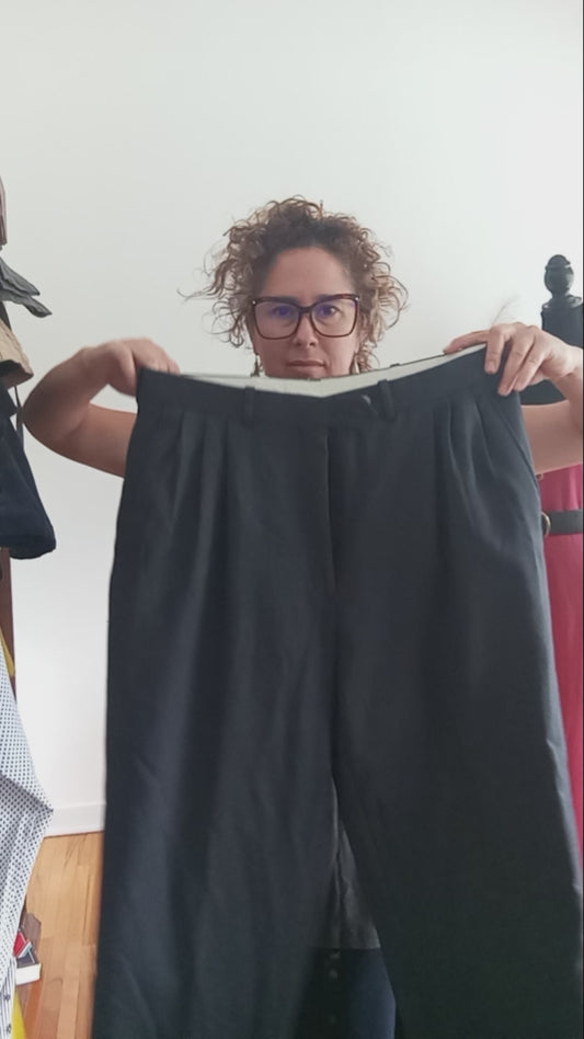 Pantalon gris-bleu (36)