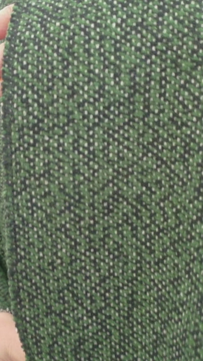 Poncho vert chiné