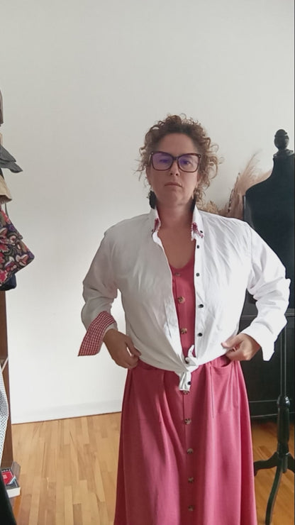 Chemise col rouge (G)